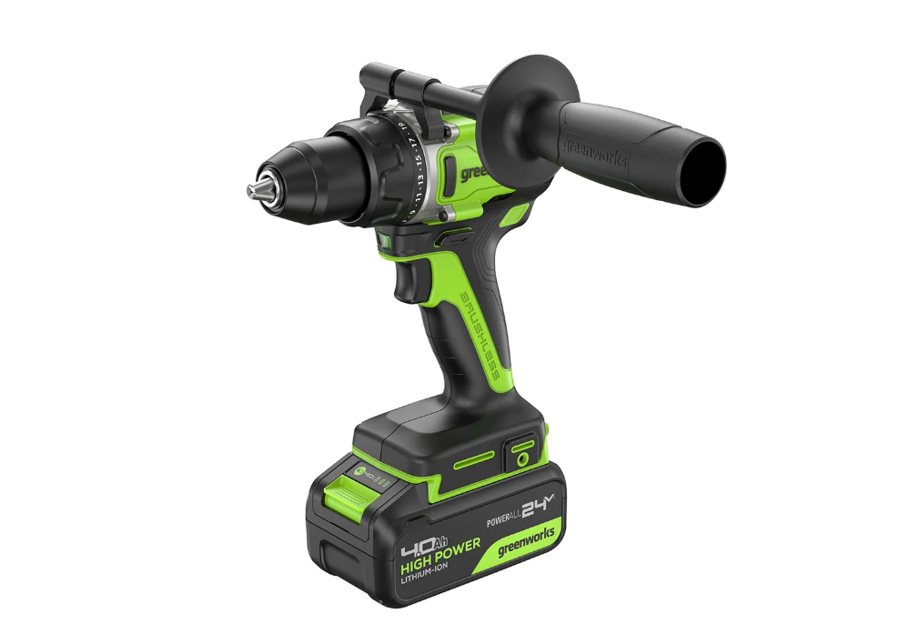 Дрель-шуруповерт Greenworks GD24DD90, 24V, бесщеточная. Обзор: плюсы и минусы