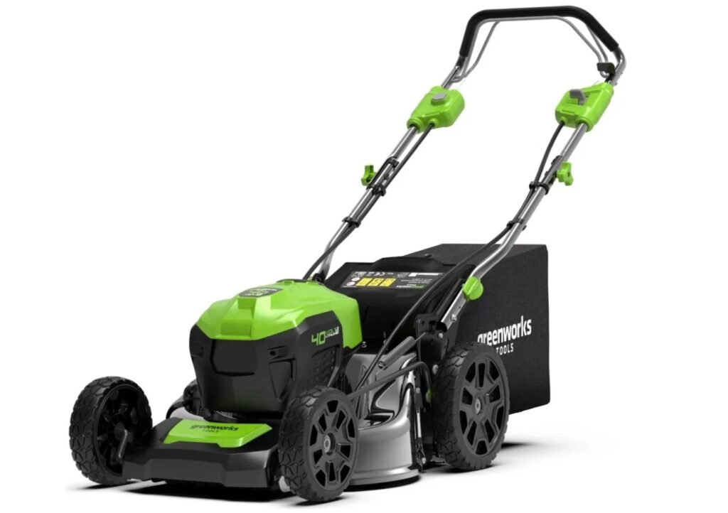 Газонокосилка аккумуляторная самоходная Greenworks GD40LM48SP 40V. Обзор: плюсы и минусы