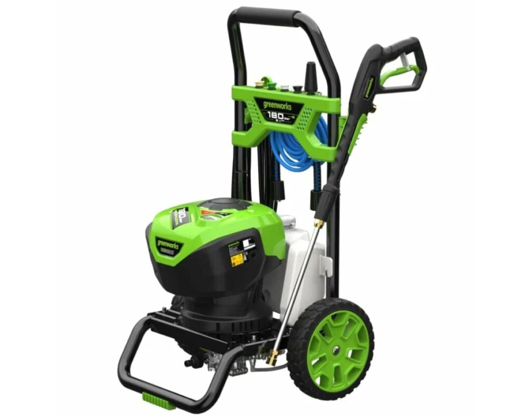 Мойка высокого давления сетевая Greenworks 180 бар. Обзор: плюсы и минусы